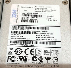 Китай ИБМ 400гб 6гб Сас жесткий диск Ссд 2,5 дюймов для хранения Эксп2524 49ы6077 49ы6081 системы сервера поставщик
