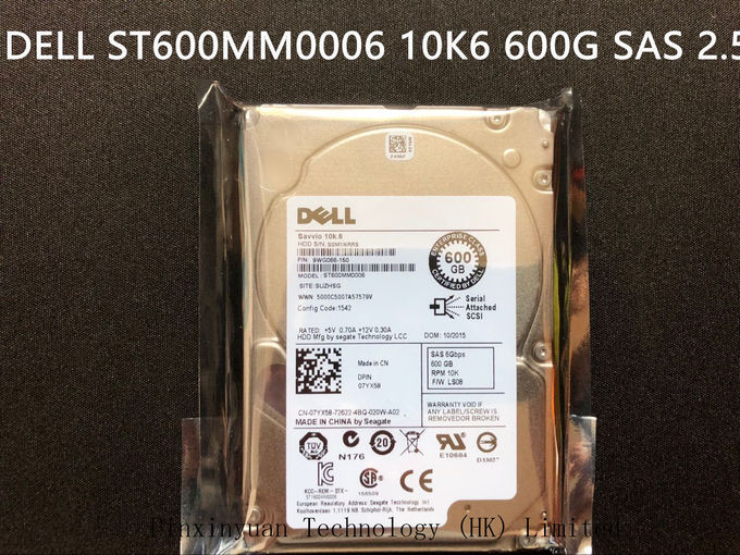Жесткий диск сервера Делл, жесткий диск 600ГБ 10К 6Гб/с 7ИС58 СТ600ММ0006 сата 10к